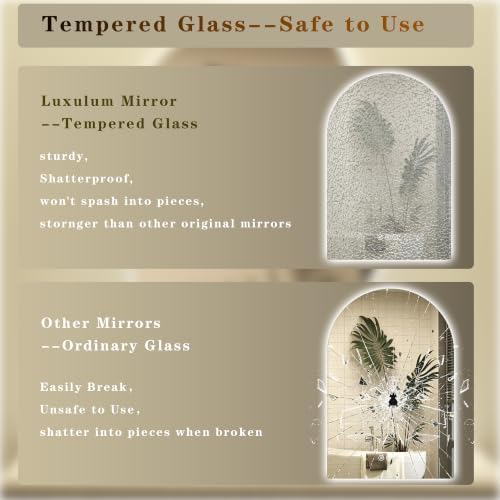 Arched Backlit LED Lighted Bathroom Mirror 24x36 - Image 6