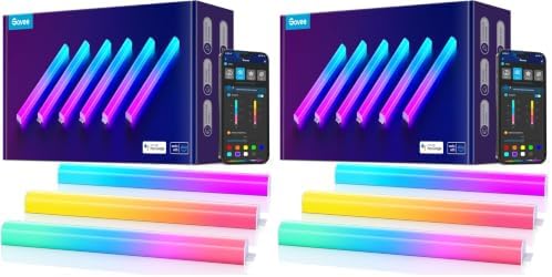 Govee Glide Wall Lights, RGBIC LED Light, Smart Gaming Light Compatible by Unknown