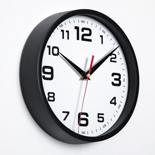 Wall Clock Silent Non-Ticking 12 Inch Clocks Battery Operated - Image 6