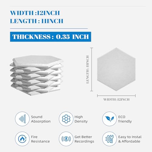 15 Pack Self-Adhesive Acoustic Wall Panels - Image 2