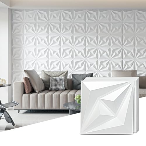AMZDEPOT 3D Wall Panels, 12x12 Inch by AMZDEPOT