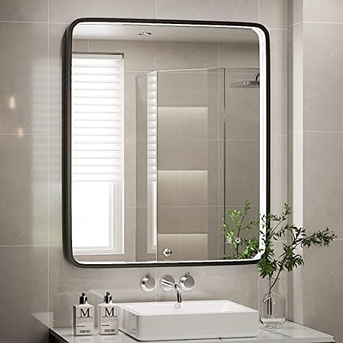 30X36 Inch LED Lighted Bathroom Mirror by FTOTI