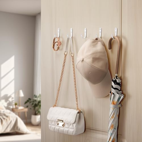 10Pcs Wall Hooks, Holds Up to 40 lbs - Image 4