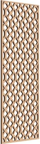 Resort Decorative Pierced Fretwork Wood Wall Panels, 13 3/8"W x 34 3/8"H x 1/4"T by EkenaMillwork
