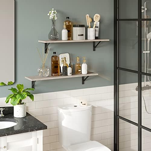 DINZI LVJ Wall Shelves, 23.6" Long Floating Shelves - Image 4