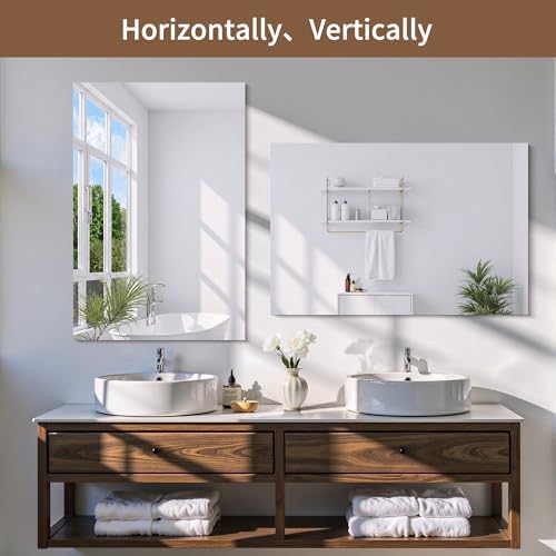 CILIBER 2-Pack 24x36 Inch Frameless Mirrors - Image 6