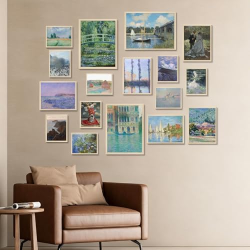 KBKBART 17pcs Claude Monet Eclectic Home Decor Aesthetic - Image 7