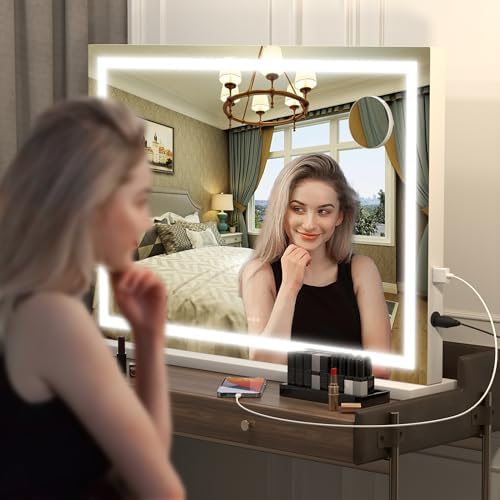 Hasipu Vanity Mirror with Lights, Lighted Makeup Mirror with Dimmable 3 Modes - Image 5