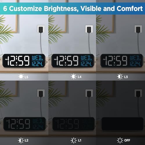 Peakeep Large Display Digital Alarm Clock - Image 3