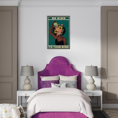 Dcvjiy Retro Be Kind To Your Mind Poster Fashion Black Girl Wall Art Lose Your - Image 5