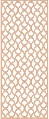 Resort Decorative Pierced Fretwork Wood Wall Panels, 25 3/8"W x 64 3/8"H x 1/4"T - Image 2