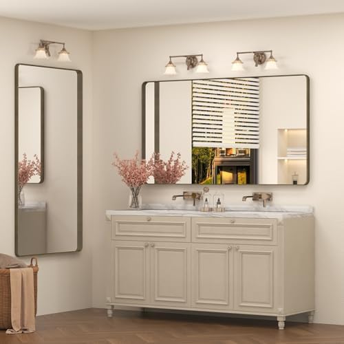 55x36 Inch Bronze Bathroom Vanity Mirror - Image 5
