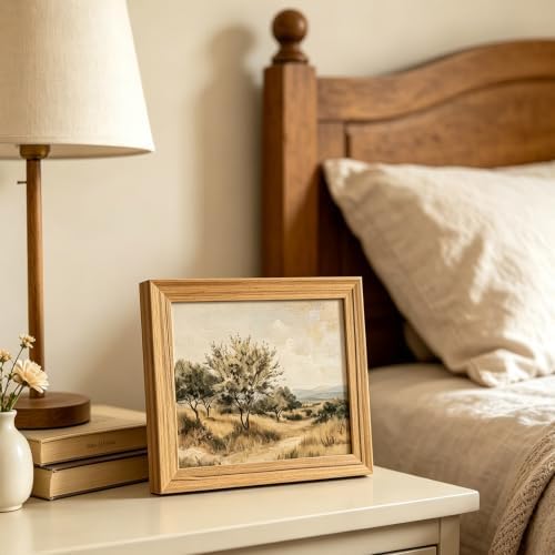 Rustic Framed Wall Art Olive Tree Botanical Landscape Nature Print Decor - Image 3