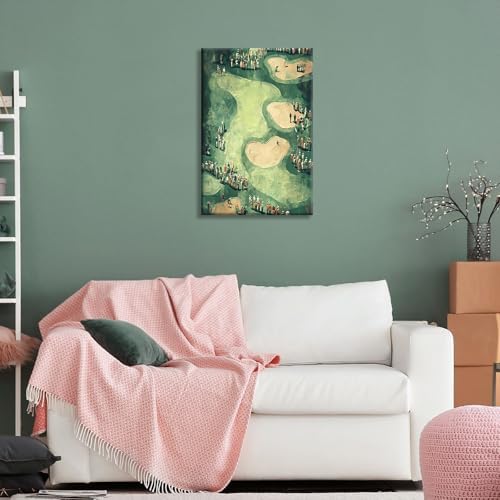 Vinatge Golf Wall Art Green Sports Posters Man Cave Room Decor Trendy Golf - Image 6