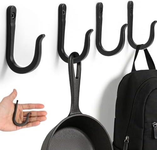 10 Pack Heavy Duty Wall Hooks, Decorative Coat Hooks, Hooks by XHIPY