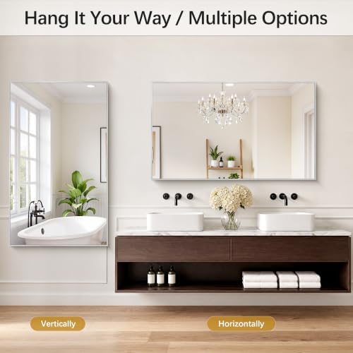 DESBING 30" x 50" Bathroom Mirror - Image 2
