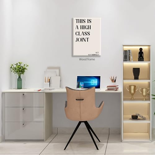 Neutral Minimalist Modern Poster Vintage Unique Quote Wall Art 12x16 inch - Image 3