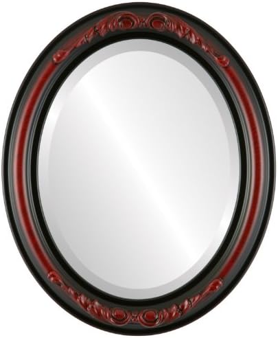 OVALCREST Oval Beveled Wall Mirror by OVALCREST