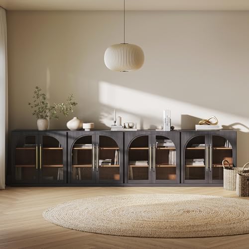 BELLEZE Jagger Set of 4 32.5" TV Stand & Entertainment Centers - Image 5