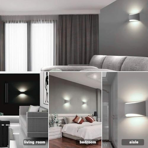 Lightess LED Wall Sconces Set of 2 - Image 4
