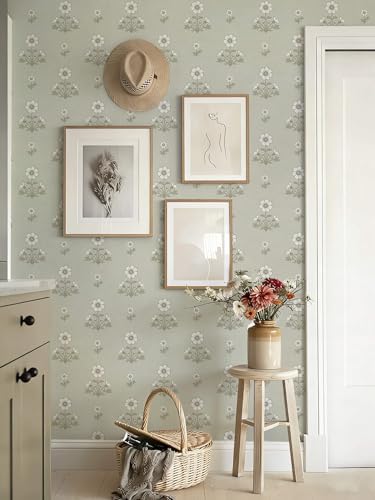 Vintage Floral Wallpaper Floral Peel and Stick Wallpaper - Image 5