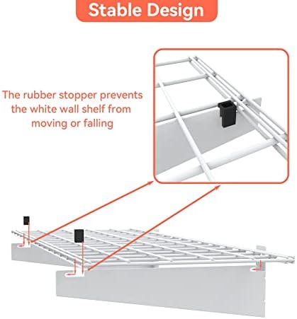 TORACK 2-Pack Garage Wall Shelves - Image 4
