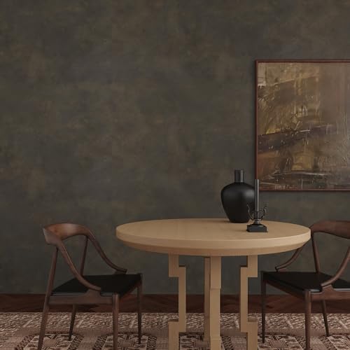 JSEVEM 48"×197" Large Size Extra Wide Thick Dark Brown Tan Grey Rusty Concrete - Image 2