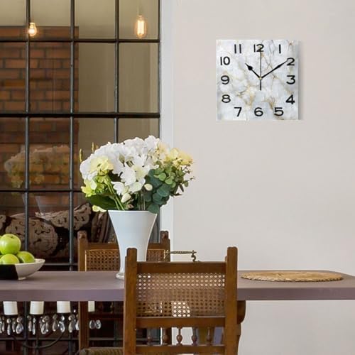 Moderate 8 Inch Square Wall Clock - Image 2