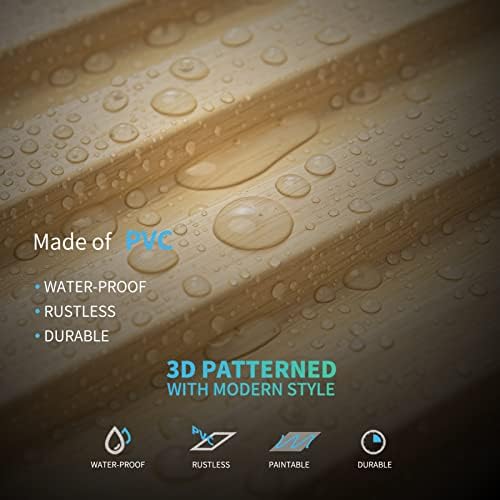 Art3d 3D Fluted Textured Slat Wall Panels, 19.7 x 19.7 in - Image 5