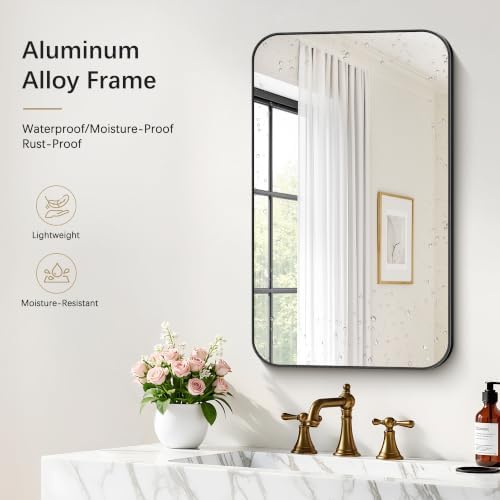 DESBING 18"x30" Bathroom Mirror - Image 6