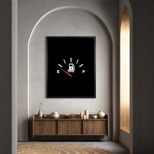 InkFlow Posters Coffee Gauge Canvas Poster - Image 4