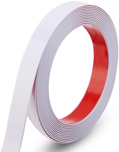 Gaahing 196.8" x 1" Matte White Molding & Wall Trim, Flexible Peel and Stick by Getallthemoldingtrimsyoulike
