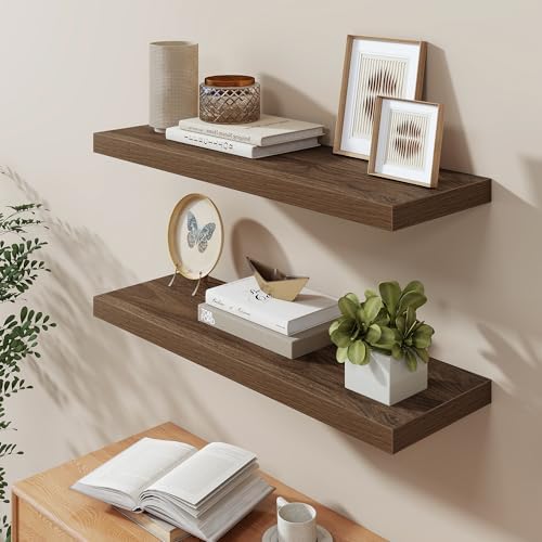 36 Inch Long Floating Shelves for Wall, 9.3 Inch Deep Floating Shelf - Image 2