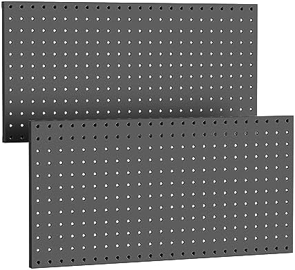 WALMANN 2 PCS 12x24 in Pegboard Panels, 24x24 in Tools Pegboards by WALMANN