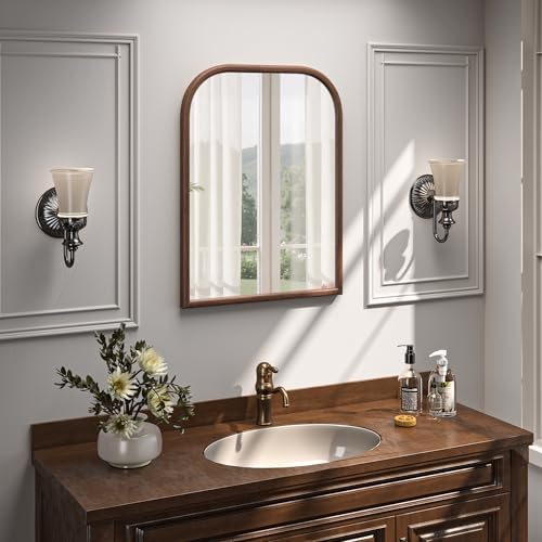 24"x32" Arch Wall Mirror for Wall, Wall Mounted Vanity Mirror for Bedroom - Image 5