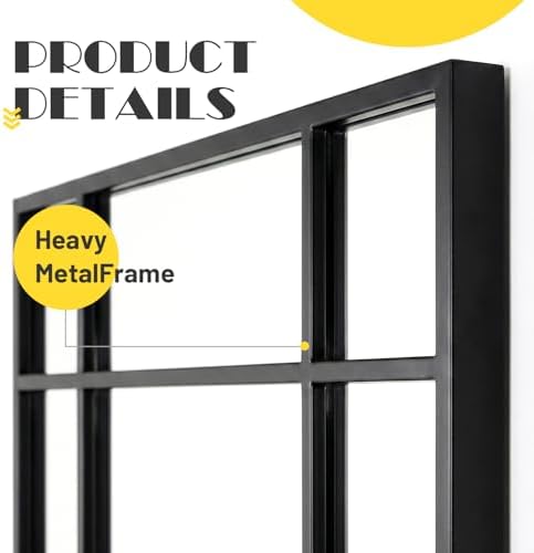 Window Pane Full Length Mirror - Image 2