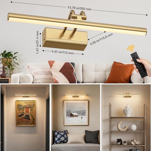 Battery Operated Wall Light, RF Remote Control - Image 2