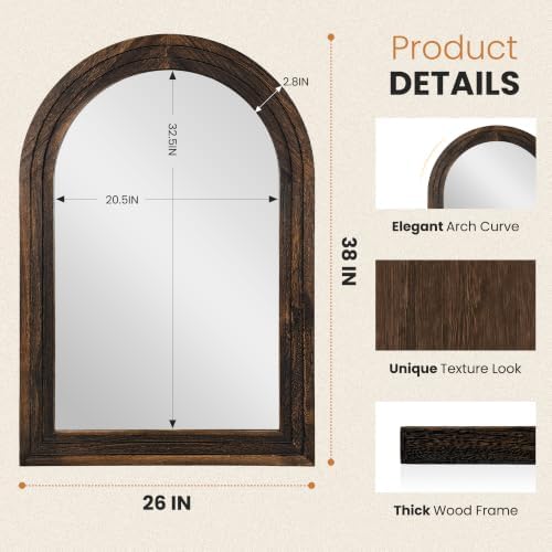 Arched Bathroom Mirror - Image 4