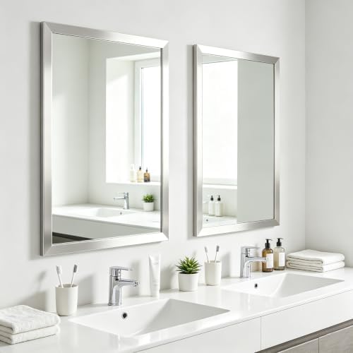 Bathroom Mirror for Over Sink 36x24 Inch Rectangular Wall Mirror - Image 4