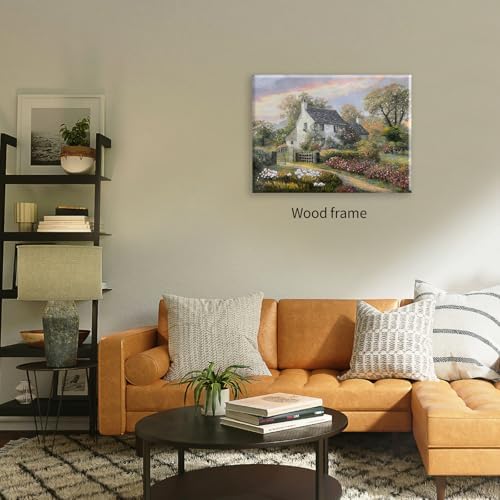 French Country Oil Painting Wall Art Farmhouse Cottage Garden Posters 24x36 - Image 6