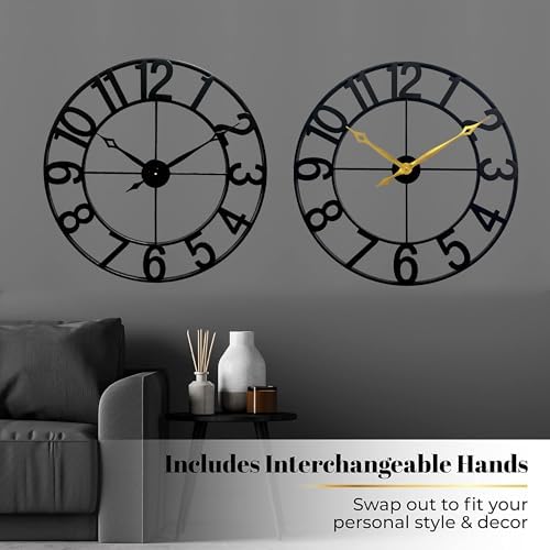 CLXEAST Oversized 30 Inch Wall Clock - Image 4