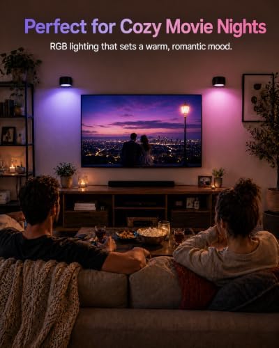 RGB Wall Sconces, Rechargeable Magnetic Lights - Image 5
