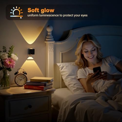 JandCase Night Lights Plug into Wall, 2 Pack Night Light Projector - Image 5
