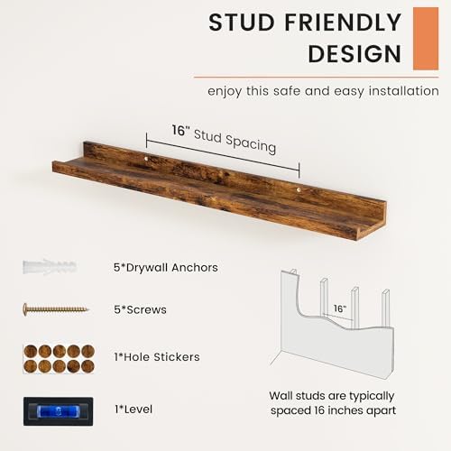 Picture Ledge Shelf, Floating Shelves - Image 5