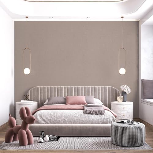 wishFIRE Grasscloth Peel and Stick Wallpaper 23.6"X200" Cinnamon Contact Paper - Image 7