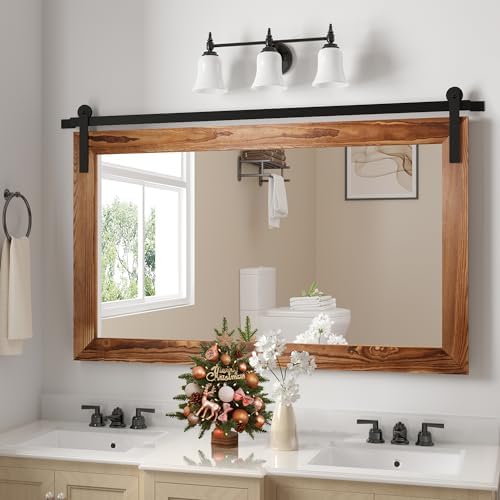 COGOOD Farmhouse Barn Door Mirror by COGOOD