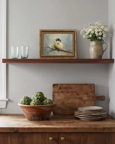 InSimSea Gold Framed Vintage Sparrow Bird Wall Art, 8x10 Inch - Image 4