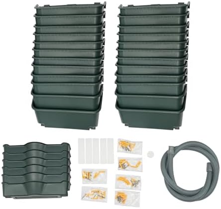 Stackable Garden Planter, 24 Pack Hanging Wall Flower Pot - Image 7