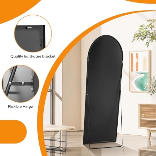 21"x64" Mirror Full Length, Upgraded Body Wall Mirrors - Image 4