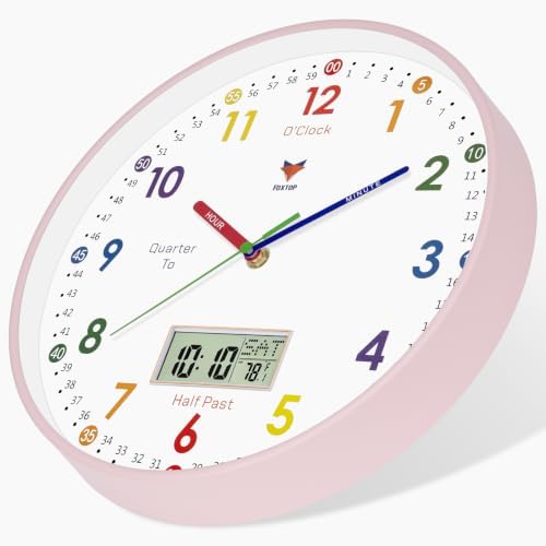 Foxtop Digital and Analog Learning Clock - Image 3
